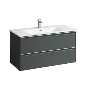 Laufen Palace badeværelsesmøbel inkl. vask, 100 cm, grå