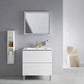 Duravit L-Cube badeværelsesmøbel inkl. vask