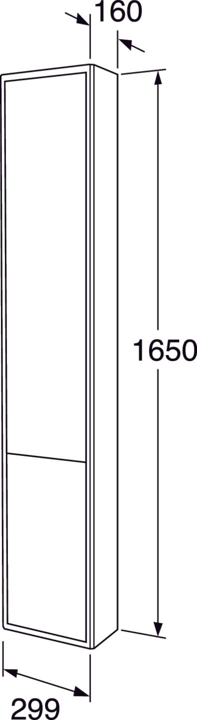 Gustavsberg Graphic højskab