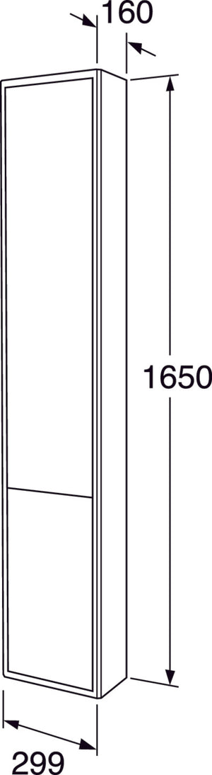 Gustavsberg Graphic højskab