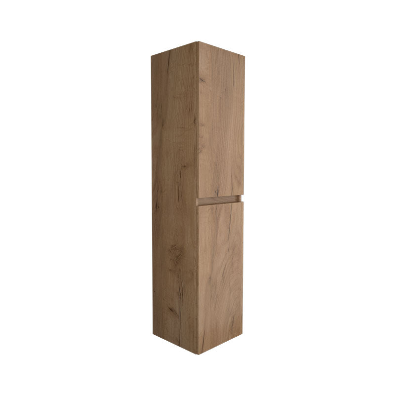 Sanibell Basicline højskab, whiskey eg, 150x35 cm