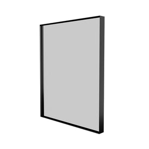 Sanibell Basicline badeværelsesspejl uden lys, 50x60 cm, sort