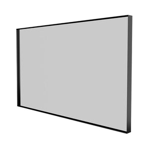Sanibell Basicline badeværelsesspejl uden lys, 100x60 cm, sort