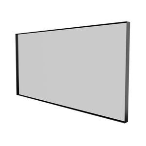 Sanibell Basicline badeværelsesspejl uden lys, 120x60 cm, sort