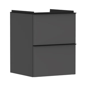Hansgrohe Xelu badeværelsesmøbel inkl. vask, 48 cm, mat grå
