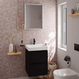 Hansgrohe Xelu badeværelsesmøbel inkl. vask, 48 cm, mat grå