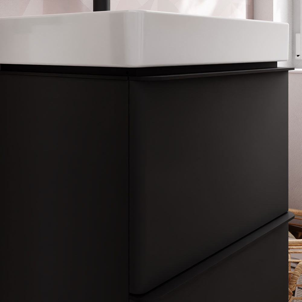Hansgrohe Xelu badeværelsesmøbel inkl. vask, 48 cm, mat grå