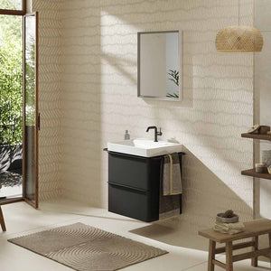 Hansgrohe Xelu Q badeværelsesmøbel inkl. vask, 58 cm, mat grå