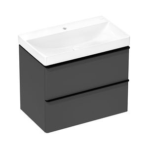 Hansgrohe Xelu Q badeværelsesmøbel inkl. vask, 78 cm, mat grå