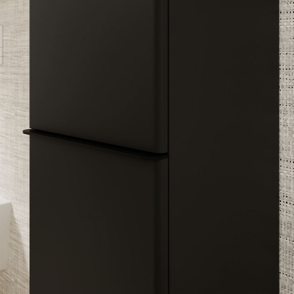 Hansgrohe Xelu Q højskab venstrehængslet, 40 x 35 cm, mat grå