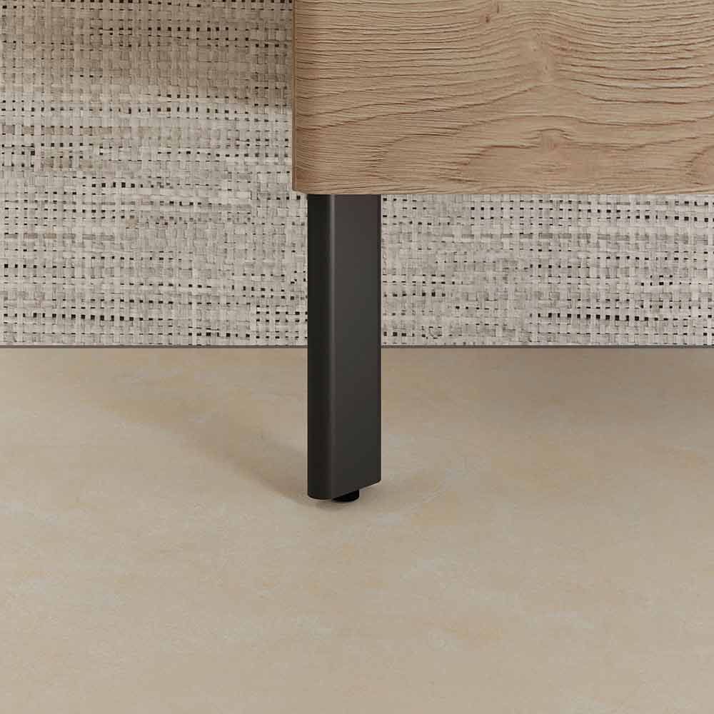 Hansgrohe Xelu Q møbelben, 2 stk., mat sort