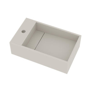 Ideavit SolidCube-50V håndvask, 50x30 cm, mat hvid