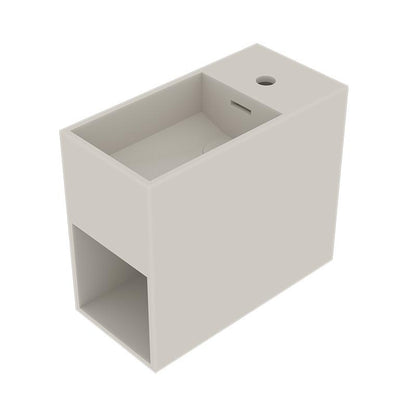 Ideavit SolidWash håndvask, 45x22 cm, mat hvid