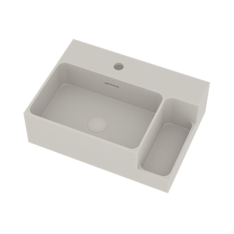 Ideavit SolidDual 1.0 håndvask, 50x36 cm, mat hvid