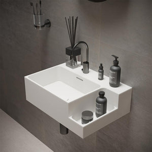 Ideavit SolidDual 1.0 håndvask, 50x36 cm, mat hvid