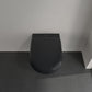 Villeroy & Boch Antao væghængt toilet, uden skyllekant, rengøringsvenlig, mat sort