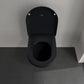 Villeroy & Boch Antao væghængt toilet, uden skyllekant, rengøringsvenlig, mat sort