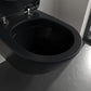Villeroy & Boch Antao væghængt toilet, uden skyllekant, rengøringsvenlig, mat sort