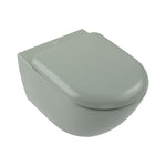 Villeroy & Boch Antao væghængt toilet, uden skyllekant, rengøringsvenlig, mat grøn
