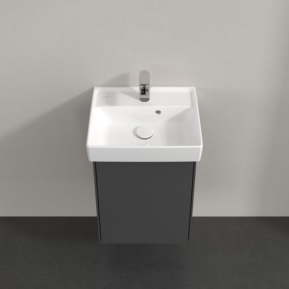 Villeroy & Boch Collaro badeværelsesmøbel inkl. vask, 45 cm, grå