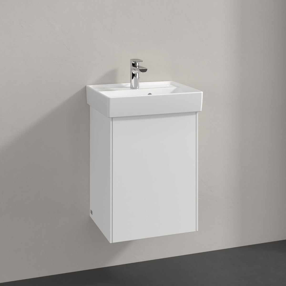 Villeroy & Boch Collaro badeværelsesmøbel inkl. vask, 41 cm, mat hvid