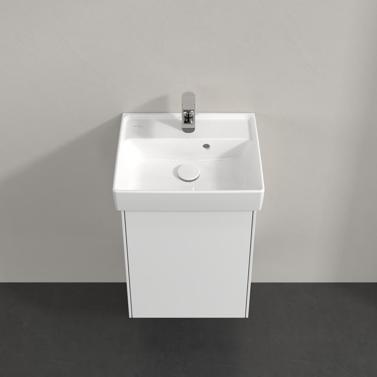 Villeroy & Boch Collaro badeværelsesmøbel inkl. vask, 41 cm, mat hvid