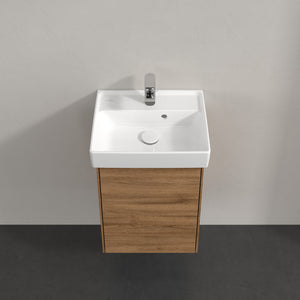 Villeroy & Boch Collaro badeværelsesmøbel inkl. vask, 45 cm, mørk eg