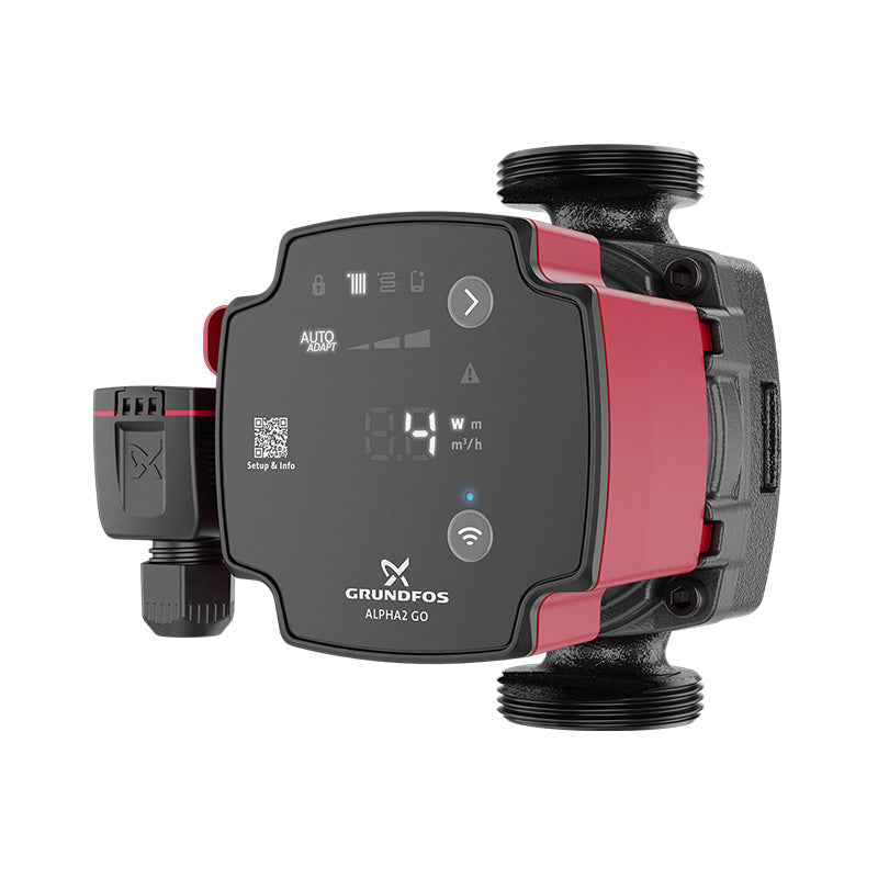 Grundfos Alpha2 25-60 180 Go cirkulationspumpe til varme