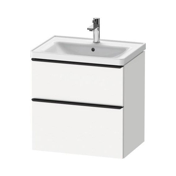 Duravit D-Neo badeværelsesmøbel inkl. vask, mat hvid, 65 cm