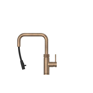 Quooker Flex Square, bruneret messing