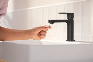 Hansgrohe Rebris S håndvaskarmatur 110 CoolStart, mat sort