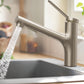 Hansgrohe Zesis M33 køkkenarmatur 150, med udtræk, 2jet, rustfrit stål