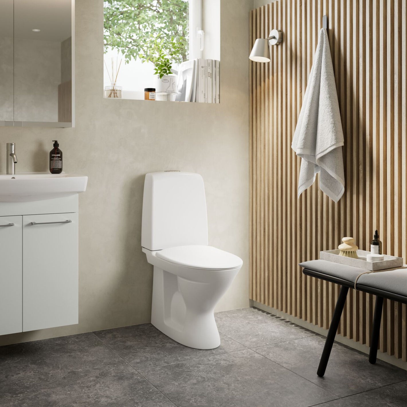 Gulvstående toilet