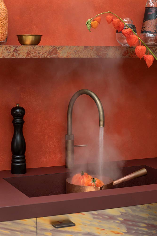Quooker Fusion Round-bruneret-messing