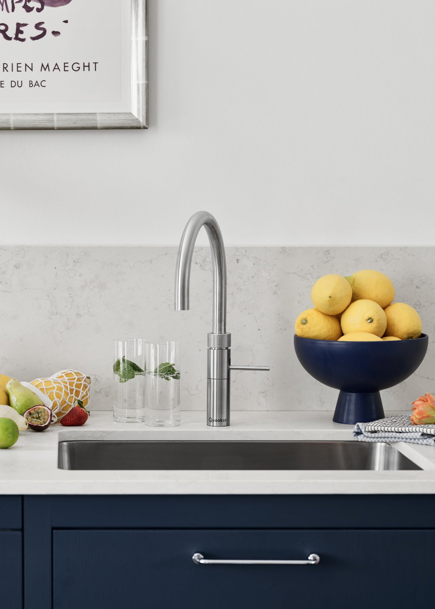 Quooker Fusion Round rustfrit stål