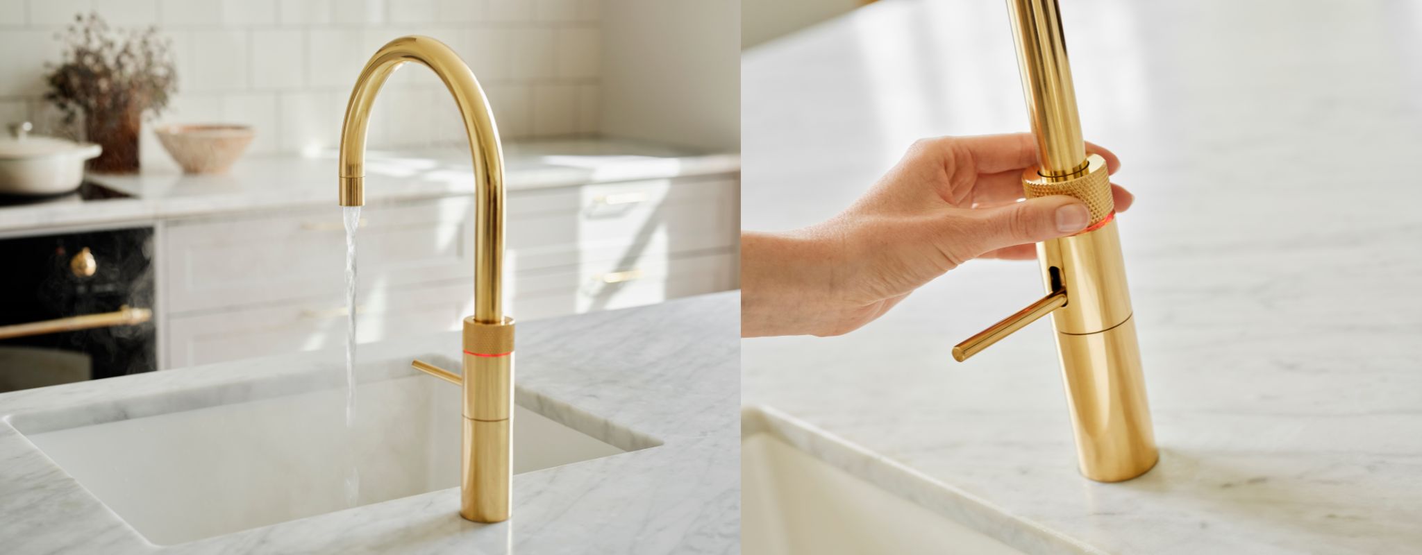 Quooker poleret messing