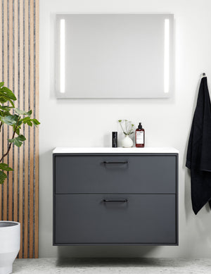 Ifö Option spejl med LED belysning, 90 cm