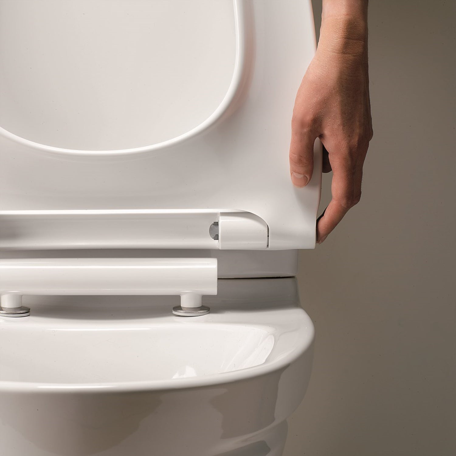 Toilet med Quick release