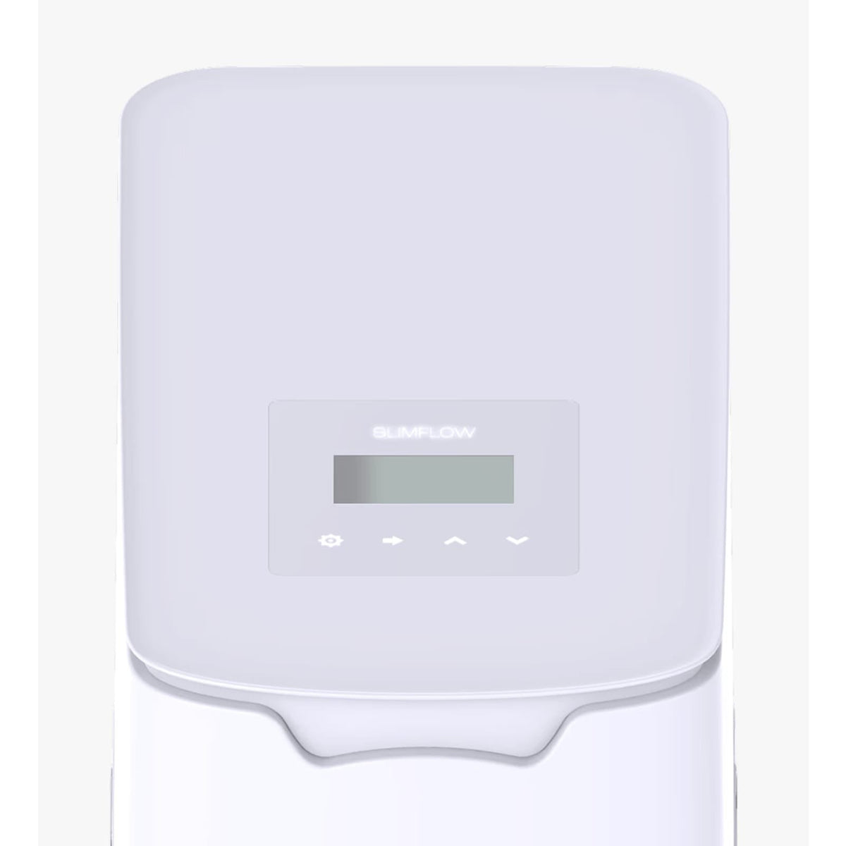 LCD-display med knapper på Aqua Danmark Slim SOFT 18 blødgøringsanlæg