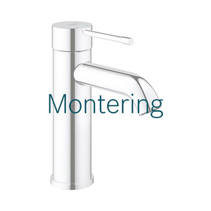 Montering af håndvaskarmatur