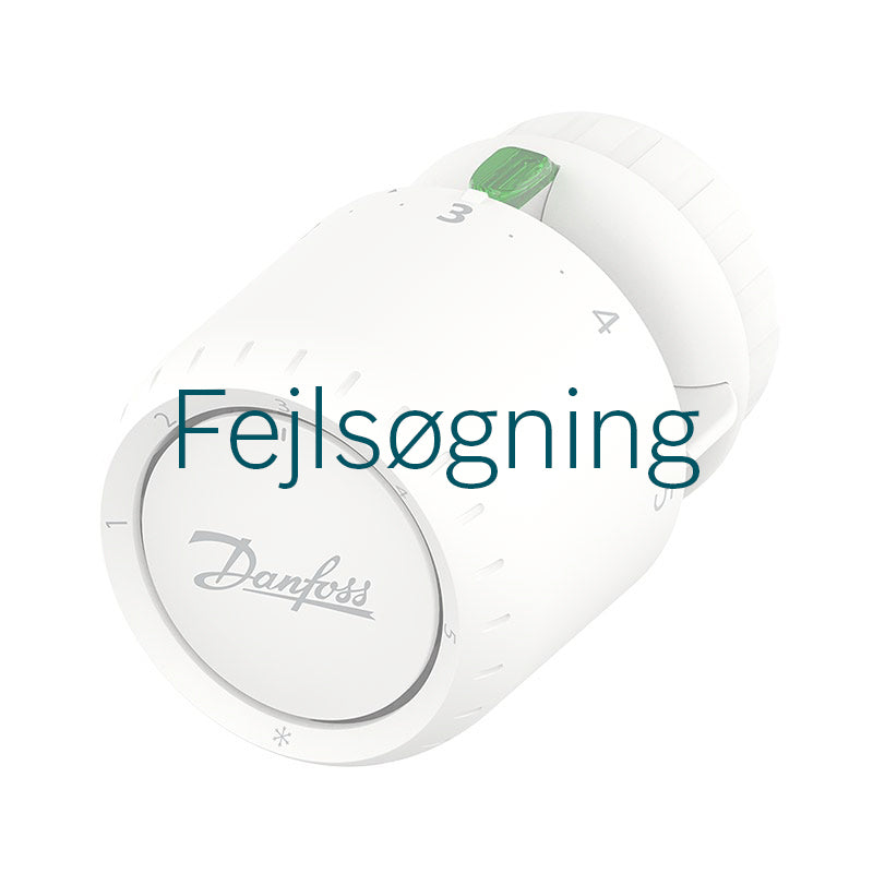 Fejlsøning radiator