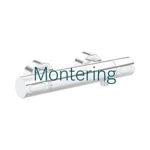 Montering af brusearmatur