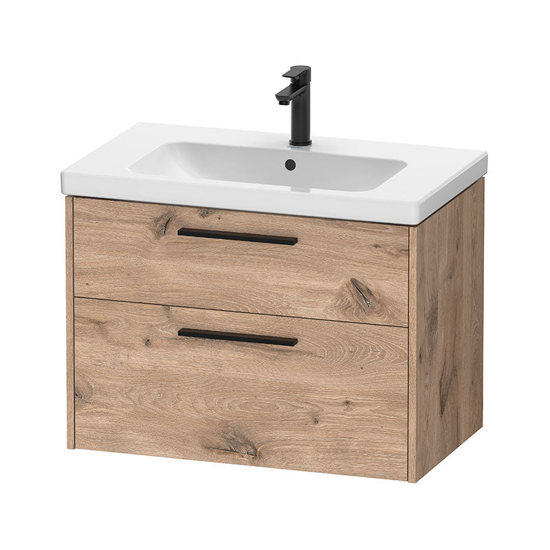 Duravit D-code badeværelsesmøbel inkl. vask, 80 cm