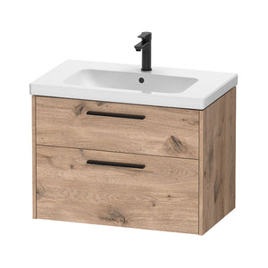 Duravit D-code badeværelsesmøbel inkl. vask, 80 cm