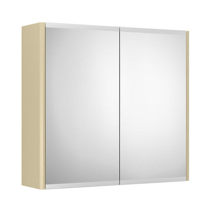 Gustavsberg Graphic spejlskab, beige, uden lys, 60 cm