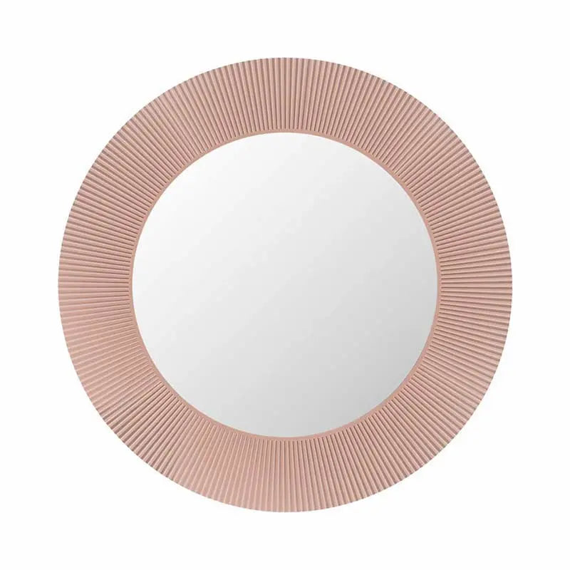 Kartell by Laufen, All Saints, spejl med lys, Rosa (Ø78 cm)