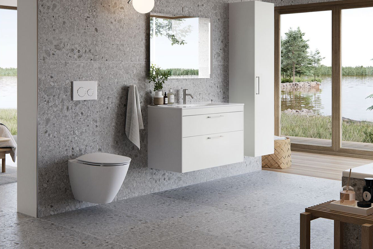 Væghængt toilet