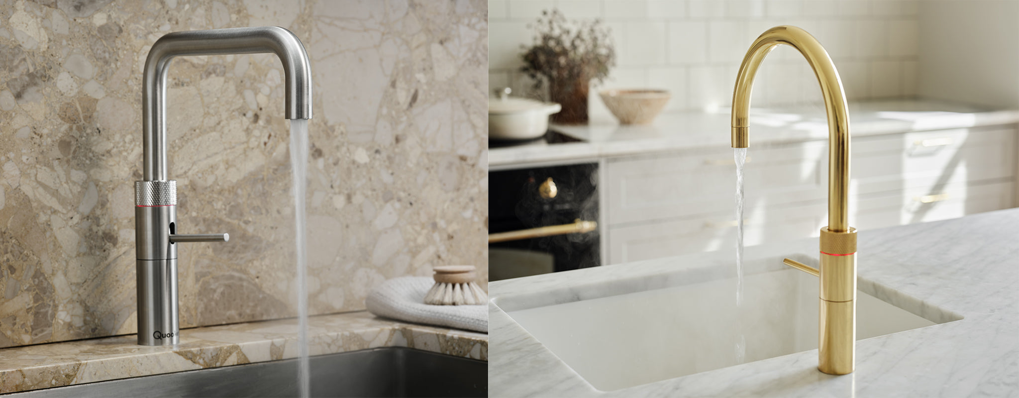 Quooker kogende vandhane i køkken