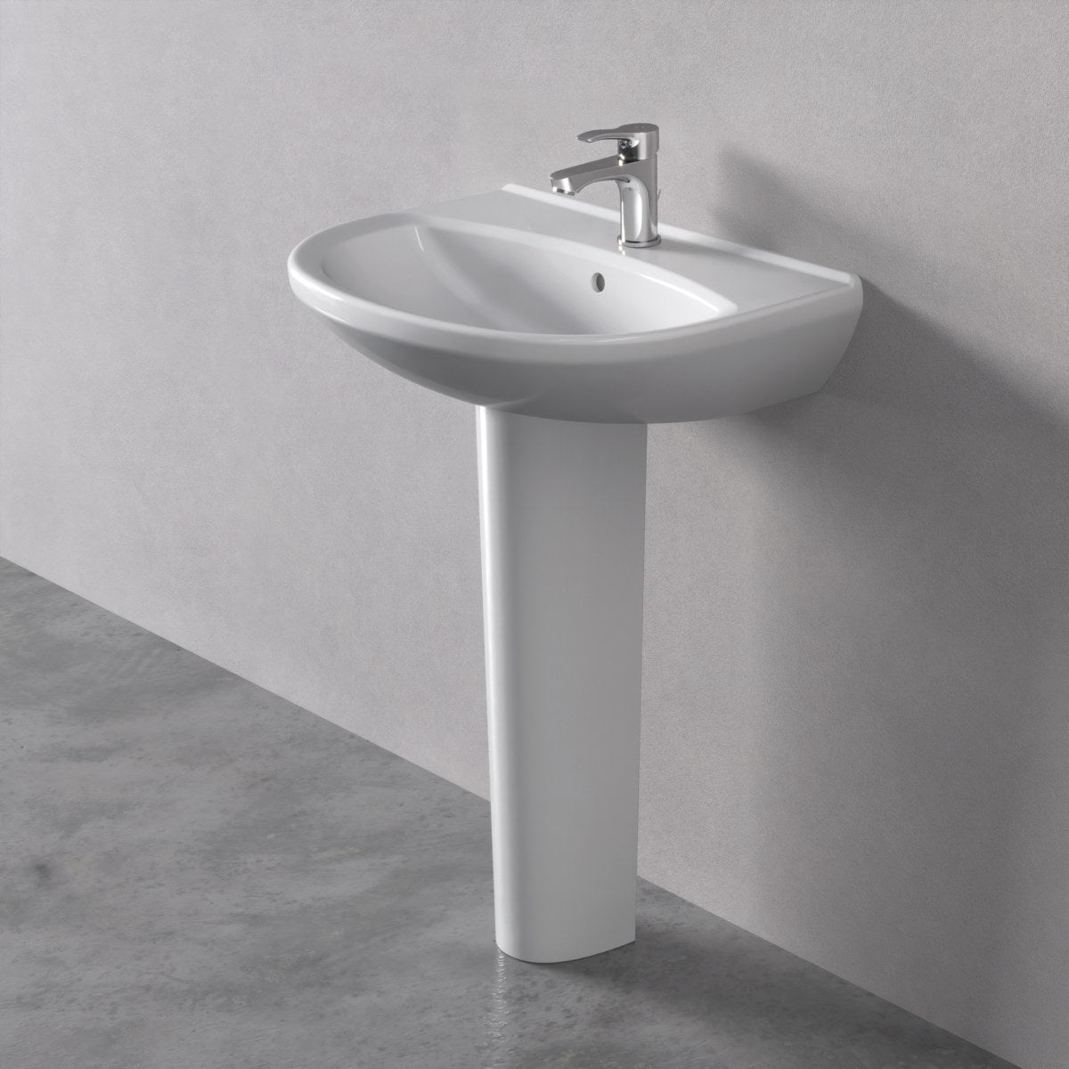 Ideal Standard Alpha håndvask, 59,5x46 cm, hvid – miljøbillede