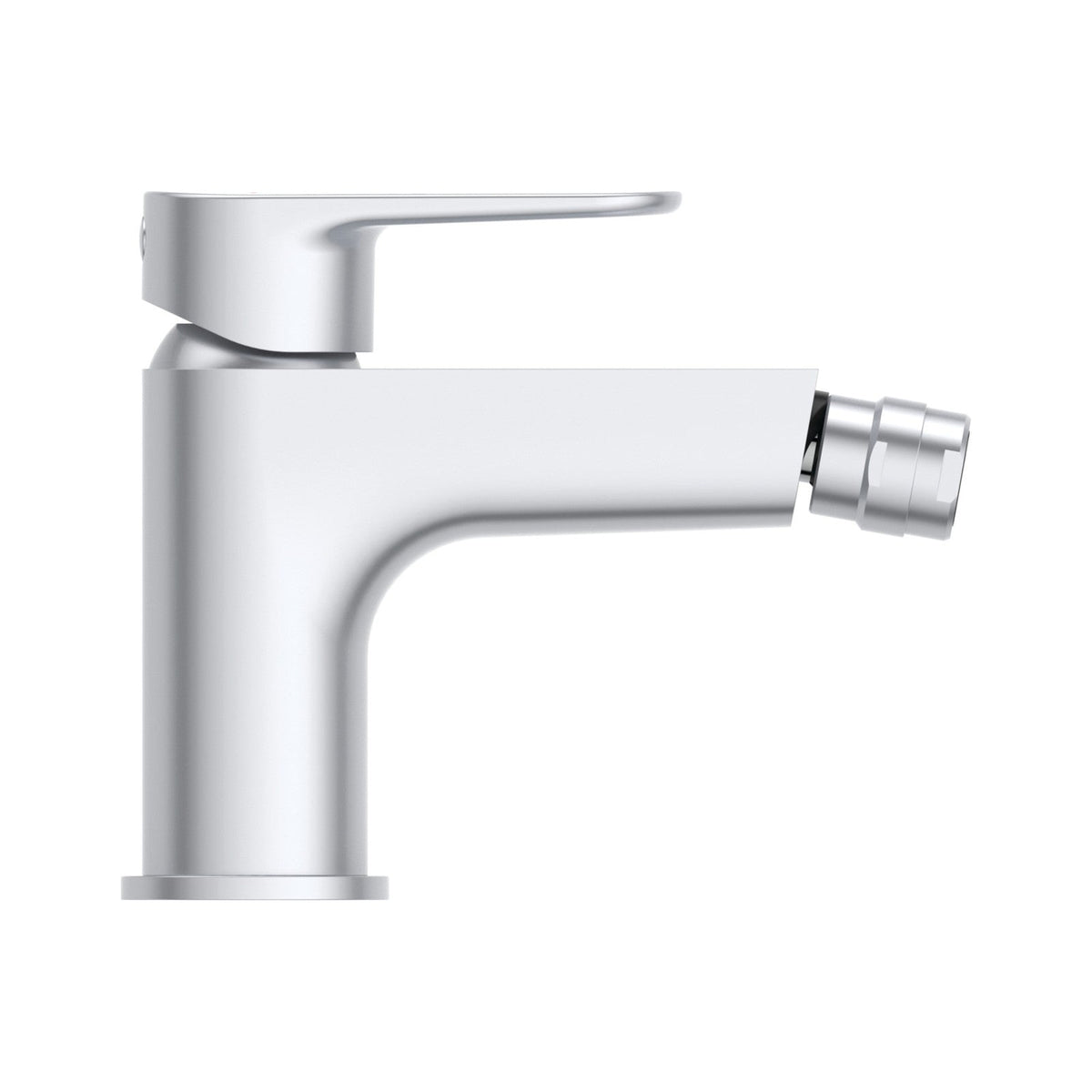 Ideal Standard Cerafine O bidetarmatur, sølv – set fra siden